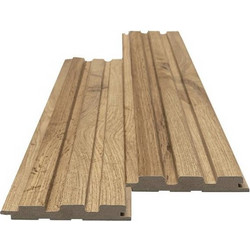 Mdf Panel Με 3D Πηχακια 508090 Beat St 16/119/2750Mm Pecan Newplan