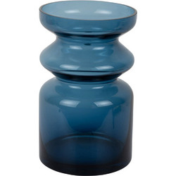 Βάζο Gusto PT4338BL Φ15,5x25cm Blue Present Time Γυαλί
