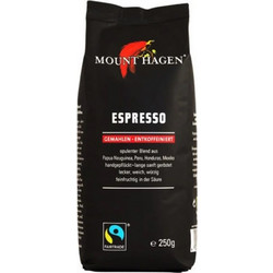 Καφές Espresso Ντεκαφεϊνέ Mount Hagen 250g ΒΙΟ