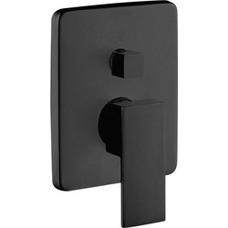 9550N ΜΙΚΤΗΣ ΕΝΤΟΙΧΙΣΜΟΥ 2 ΕΞΟΔΩΝ ΜΕ ΕΚΤΡΟΠΕΑ BLACK MATT