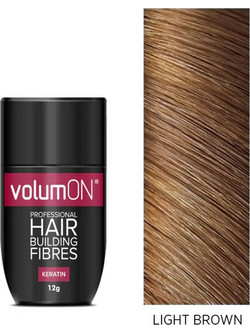 VolumOn Professional Hair Building Light Brown Νανοΐνες κατά της Τριχόπτωσης 12gr