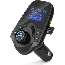 Car Fm Transmitter Αυτοκινήτου USB, SD, AUX Bluetooth - Ανοιχτής Ακρόασης & Φορτιστης USB
