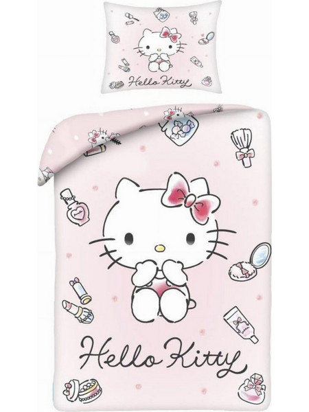 Sanrio: Hello Kitty and Friends - Hello Kitty Coquette Σετ Παπλωματοθήκης (Παπλωματοθήκη & Μαξιλαροθήκη)