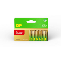 Gp Ultra Alkaline AAA 12τμχ