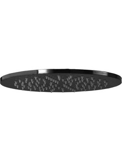ΚΕΦΑΛΗ ΝΤΟΥΖ ΣΤΡΟΓΓΥΛΗ Φ22,5 εκ. BLACK BRUSHED