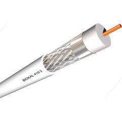 ACCORDIA ομοαξονικό καλώδιο τηλεόρασης 75OHM, 1mm, 100m, λευκό