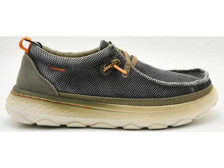 Casual Παπούτσια Ανδρικά Jeep Kauai Wallabee knit σε λαδί χρώμα JM61090A-020