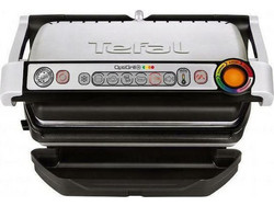 Tefal OptiGrill+ GC712D12 Τοστιέρα Γκριλιέρα με Αποσπώμενες Πλάκες για 4 Τοστ 2000W