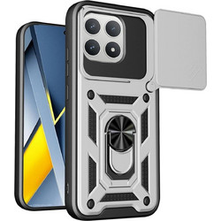 Bodycell Armor Slide Θήκη Cover Silver (Xiaomi Poco F8 Pro 5G)
