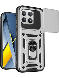 Bodycell Armor Slide Θήκη Cover Silver (Xiaomi Poco F8 Pro 5G)