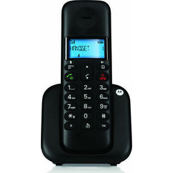 Motorola T303 Ασύρματο Τηλέφωνο Σετ Trio με Ανοιχτή Ακρόαση Μαύρο