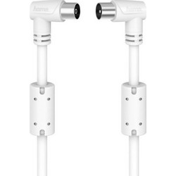 Hama Καλώδιο Κεραίας Coax Male to Coax Female 1.5m White 205056