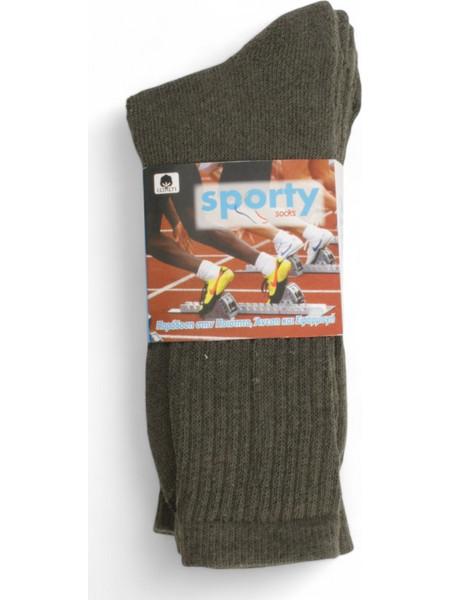 Αθλητικές κάλτσες 3αδα Sporty K-Socks K05004 - Ανθρακί