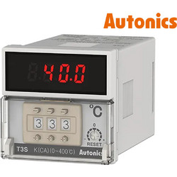 ΕΛΕΓΚΤΗΣ ΘΕΡΜΟΚΡΑΣΙΑΣ ΨΗΦΙΑΚΟΣ 48X48 100-240VAC ΑΙΣΘΗΤΗΡΙΟ PT100 ΕΞΟΔΟΣ 1C/O T3S-B4RP2C-N AUTONICS