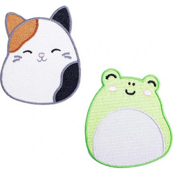 Fizz Squishmallows Cam & Wendy Iron On Patches Cdu 350123