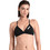 Arena Swim Tie Back Solid Αθλητικό Γυναικείο Μαγιό Bikini Top Μαύρο 004768-550