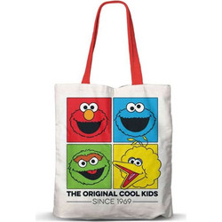 Τσάντα Ώμου Fan Sesame Street Cool σε Άσπρο Χρώμα