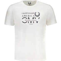 GIAN MARCO VENTURI MEN'S SHORT SLEEVED T-SHIRT WHITE - AU01484ITALO_BIWHITE