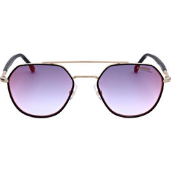 Carrera CA303/S 2M21V Ανδρικά Γυαλιά Ηλίου Aviator Μεταλλικά Χρυσά με Μπλε Degradee Φακό
