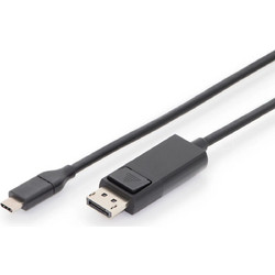 Digitus Καλώδιο USB-C to DisplayPort Male 2m Black AK-300333-020-S