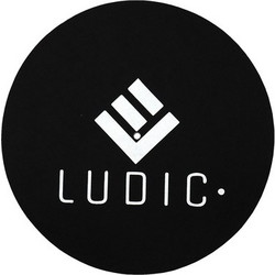 Ludic Anti-static Logo Felt slipmat Black NOstatic