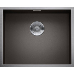 Blanco Zerox 500-IF Black Steel Υποκαθήμενος Νεροχύτης Inox Ματ 54x44cm