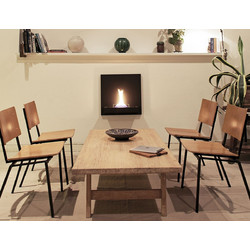 Tζάκι Square 180 Tenderflame - 57.5x23x57.5cm - Black