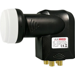 AXRED Quad LNB LX-40 0.1dB GOLD LINE UNIVERSAL