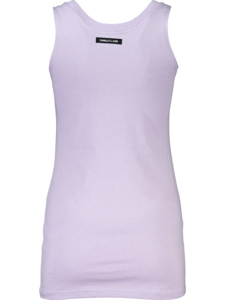 CAVALLI CLASS PURPLE WOMEN'S TANK TOP Μοβ