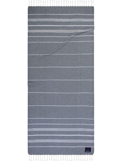 Greenwich Polo Club 3812 Πετσέτα Παρεό Θαλάσσης Γκρι 80x180cm
