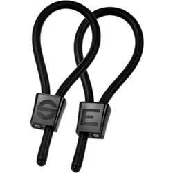 ElectraStim Prestige Electra Loops Cock Rings Σετ Ρυθμιζόμενα Ελαστικά Δαχτυλίδια Πέους & Όρχεων Σιλικόνης Μαύρα 2τμχ