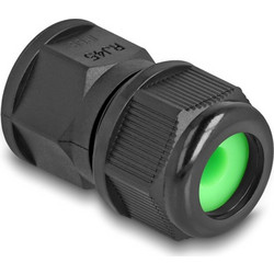 DELOCK σύνδεσμος για RJ45 86995, αδιάβροχος IP67, μαύρος