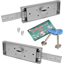 SECUREMME Z2230 Κλειδαριές ασφαλείας για ρολλά γκαραζόπορτας σέτ 2 τεμάχια ίδιο κλειδί Z2230