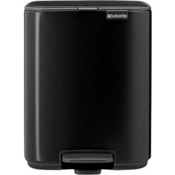 Brabantia BO Κάδος Απορριμμάτων Μεταλλικός 7 Lt. I Matt Black