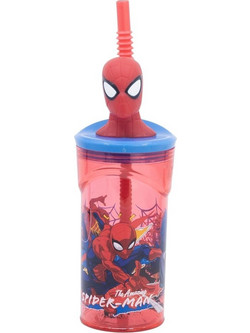 Spiderman - 3D Figurine - Drinking Glass (83566)