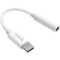 Αντάπτορας Hoco LS30 USB-C σε 3.5mm Θηλυκό Λευκό Συμβατός με όλες τις Συσκευές