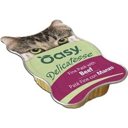 Oasy World Of Love Adult Delicatesse Pate with Beef 70gr