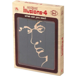 Παιχνίδι Λογικής Mathv: Puzzle 3in1 - Optical Illusions (Vol. 4)