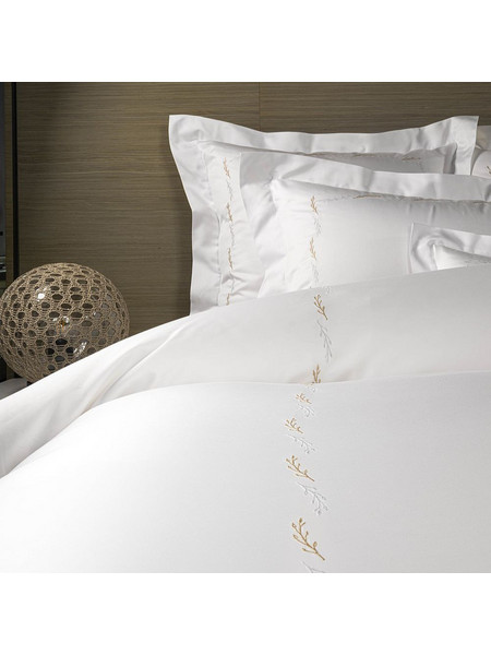 Celso De Lemos Κλινοσκεπάσματα Fern Sateen 1100 TC - White(100) Παπλωματοθήκη 240x220 εκ