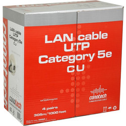 Conotech U/UTP Cat.5e Καλώδιο Δικτύου Ethernet 305m Grey 18.002.0001