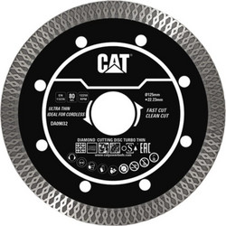 CAT Δίσκος κοπής διαμαντέ Turbo Super Thin (Gres) με δαχτυλίδι 125x22.23x1.4mm DA09032-1