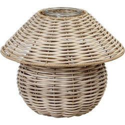 ΔΙΑΚΟΣΜΗΤΙΚΟ ΦΑΝΑΡΙ ESPIEL RATTAN (22X26.5X26.5CM)