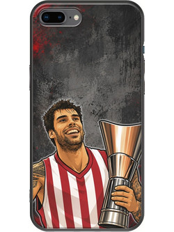 Θήκη Kings of Europe Legends - Saint George iPhone 8 Plus Black TPU (Μαύρη Σιλικόνη)