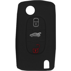 Θήκη κλειδιού για αυτοκίνητα Alfa Romeo 2012-01, εύκαμπτη, μαύρη