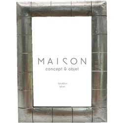 KAMIAR ΚΟΡΝΙΖΑ 20x2x25cm POLYRESIN ΑΣΗΜΙ ΓΥΑΛΙ LIBERTA 031148