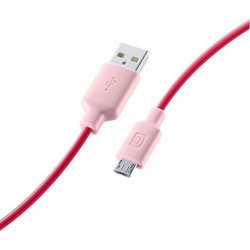 Cellular Line micro USB Smart 1m Pink Καλώδιο USB