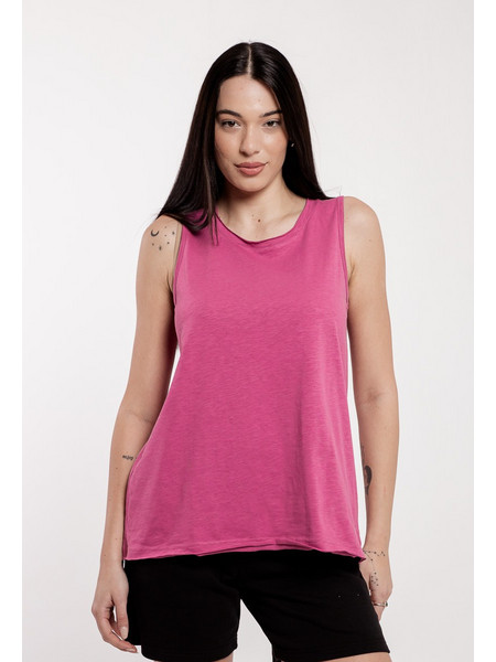 Be:Nation Essentials Slub Sleevless Tee 04112501-9F Mauve
