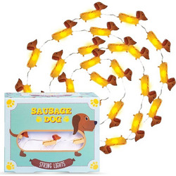 Fizz Creations Sausage Dog Mini Χριστουγεννιάτικα Λαμπάκια 2m