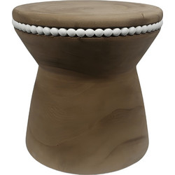ΣΚΑΜΠΩ ΑΠΟ ΞΥΛΟ PAULWONIA Φ28Χ28cm