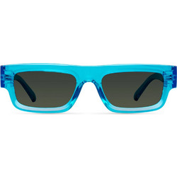 Meller Kito Blue Γυναικεία Γυαλιά Ηλίου Ορθογώνια Κοκάλινα Μπλε με Μαύρο Polarized Φακό
